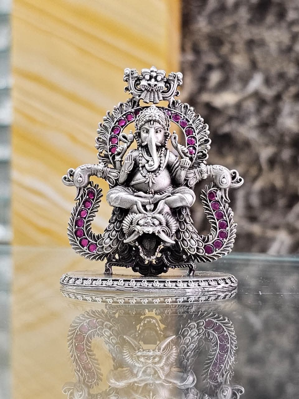 Handcrafted silver jewellery hero background